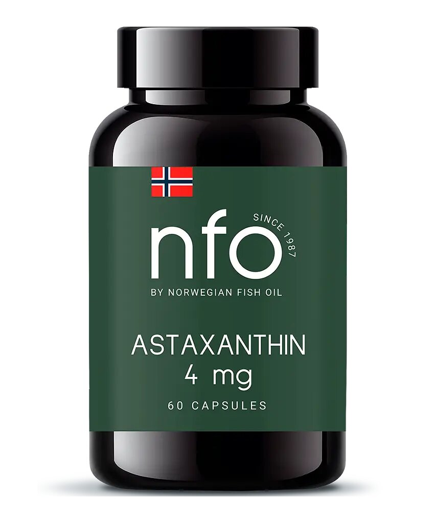 NFO Astaxantin Астаксантин капсулы массой 700 мг 60 шт