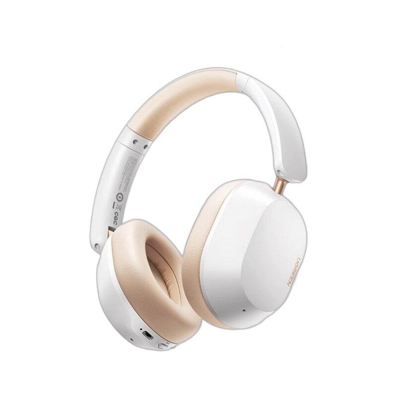 Беспроводные наушники UGREEN HiTune Max5C с активным шумоподавлением Hi-Res LDAC Sound Bluetooth 5,4, БЕЛЫЕ