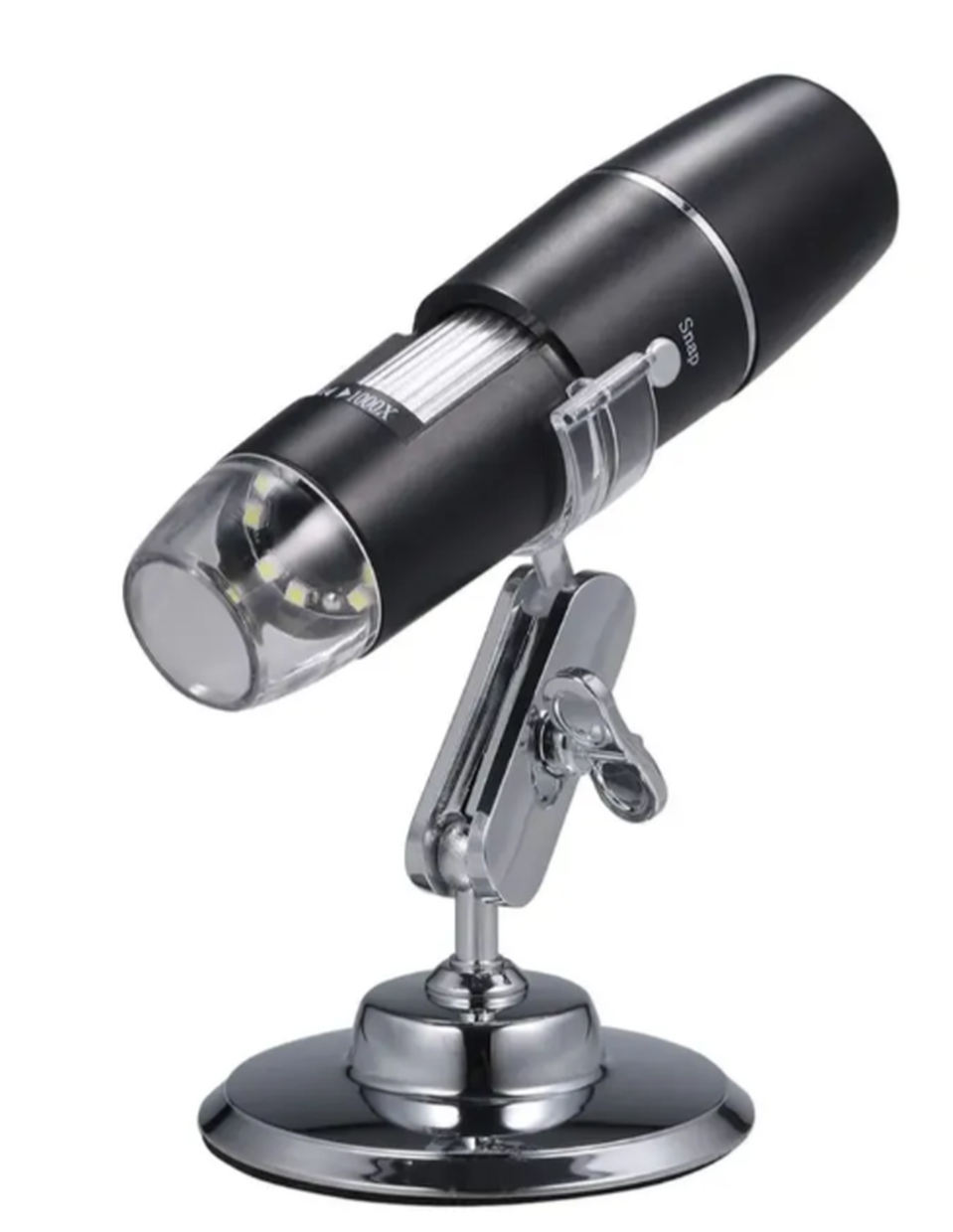 Цифровой микроскоп MILENI, увеличение до 1000x, USB, монокуляр, подсветка LED, черный