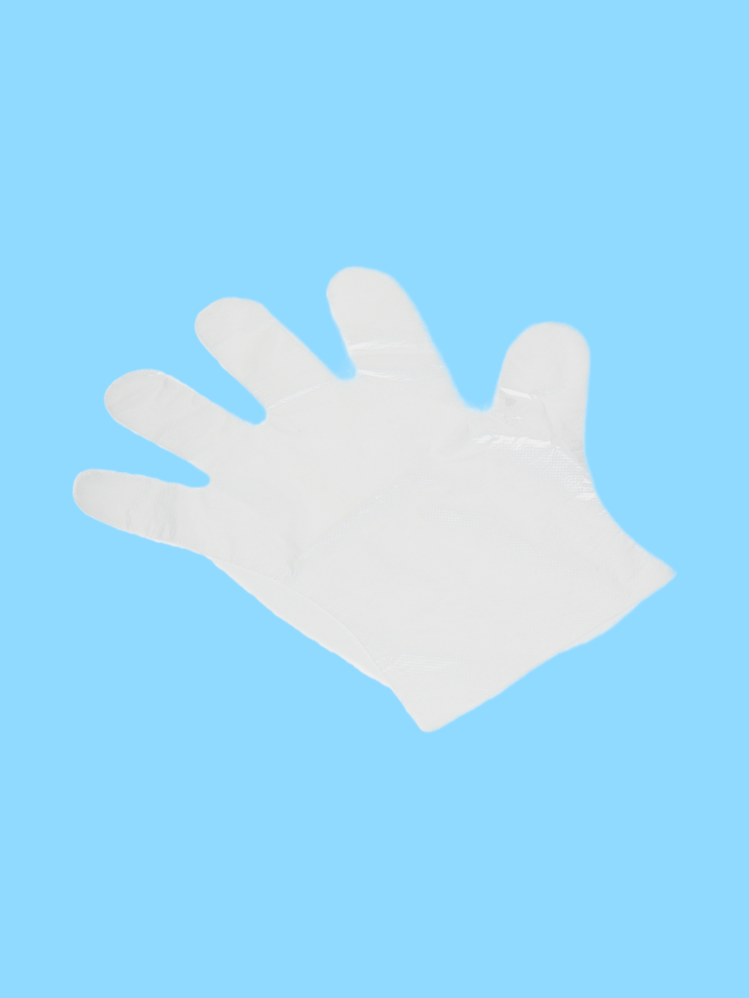 Перчатки, полиэтиленовые, одноразовые, универсальные, бесцветные, 100шт — фото 1