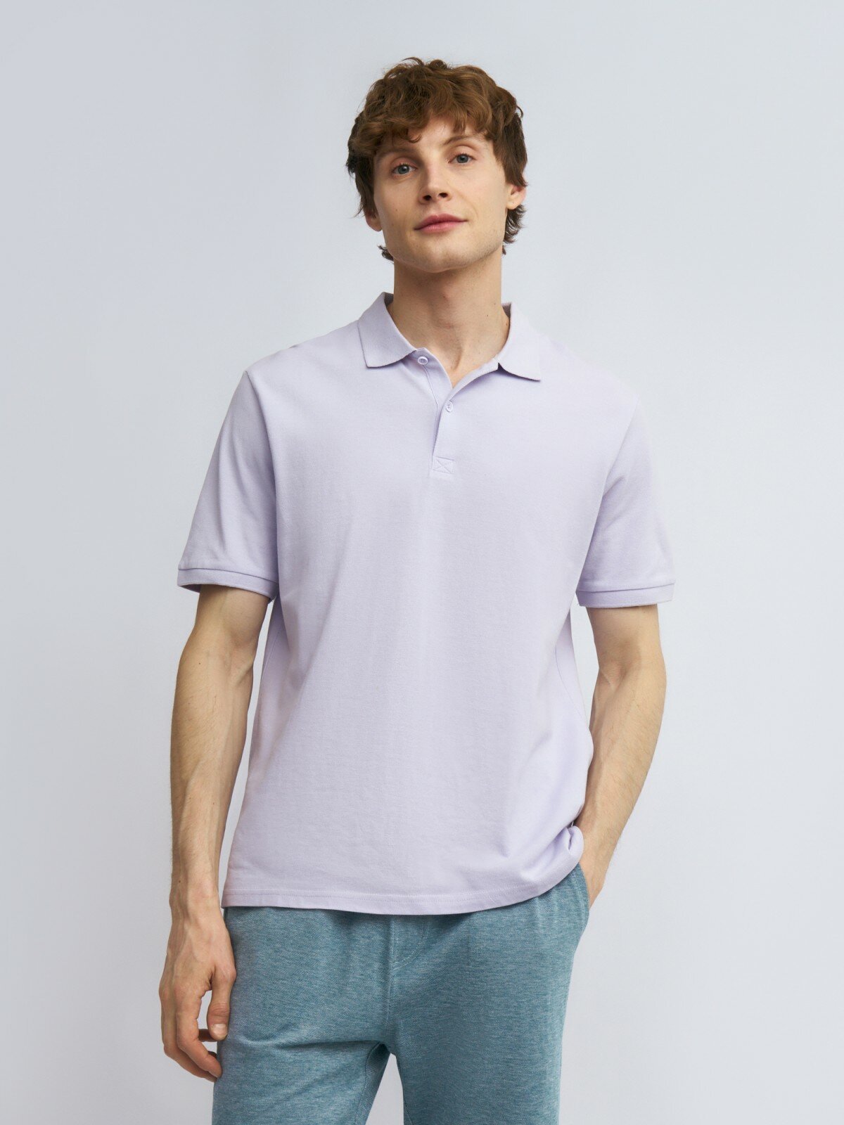 Поло Zolla, размер XL, лиловый