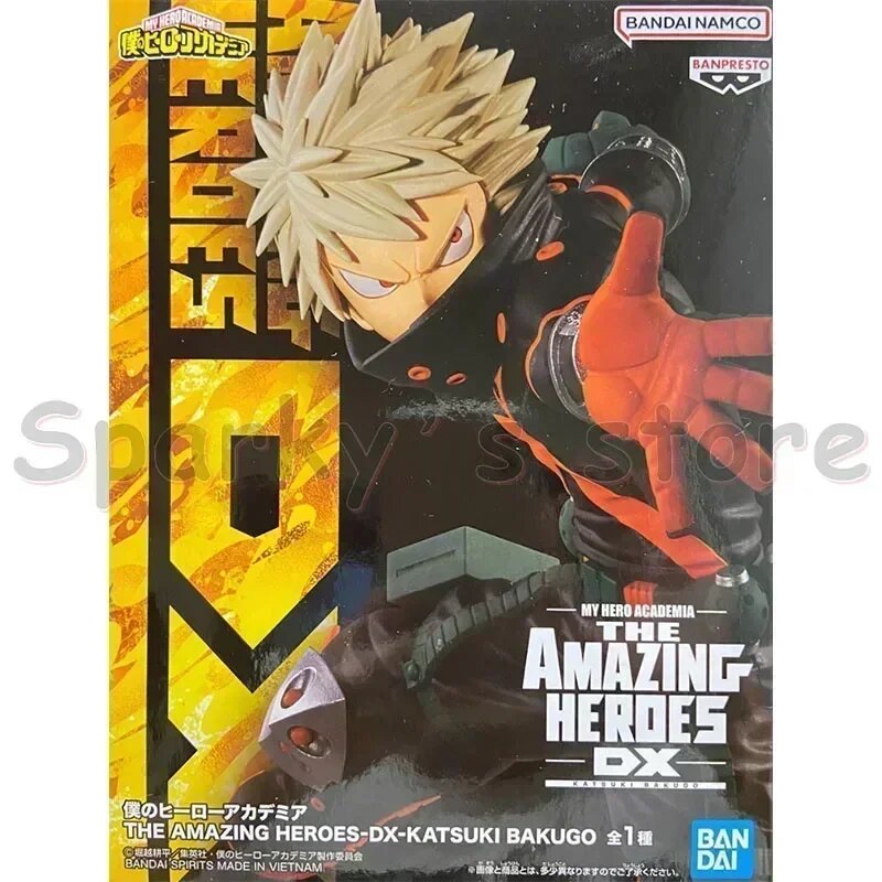 Bandai Original Ichiban KUJI MY HERO ACADEMIA фигурка Katsuki Bakugo, 15 cm, Черный, Унисекс