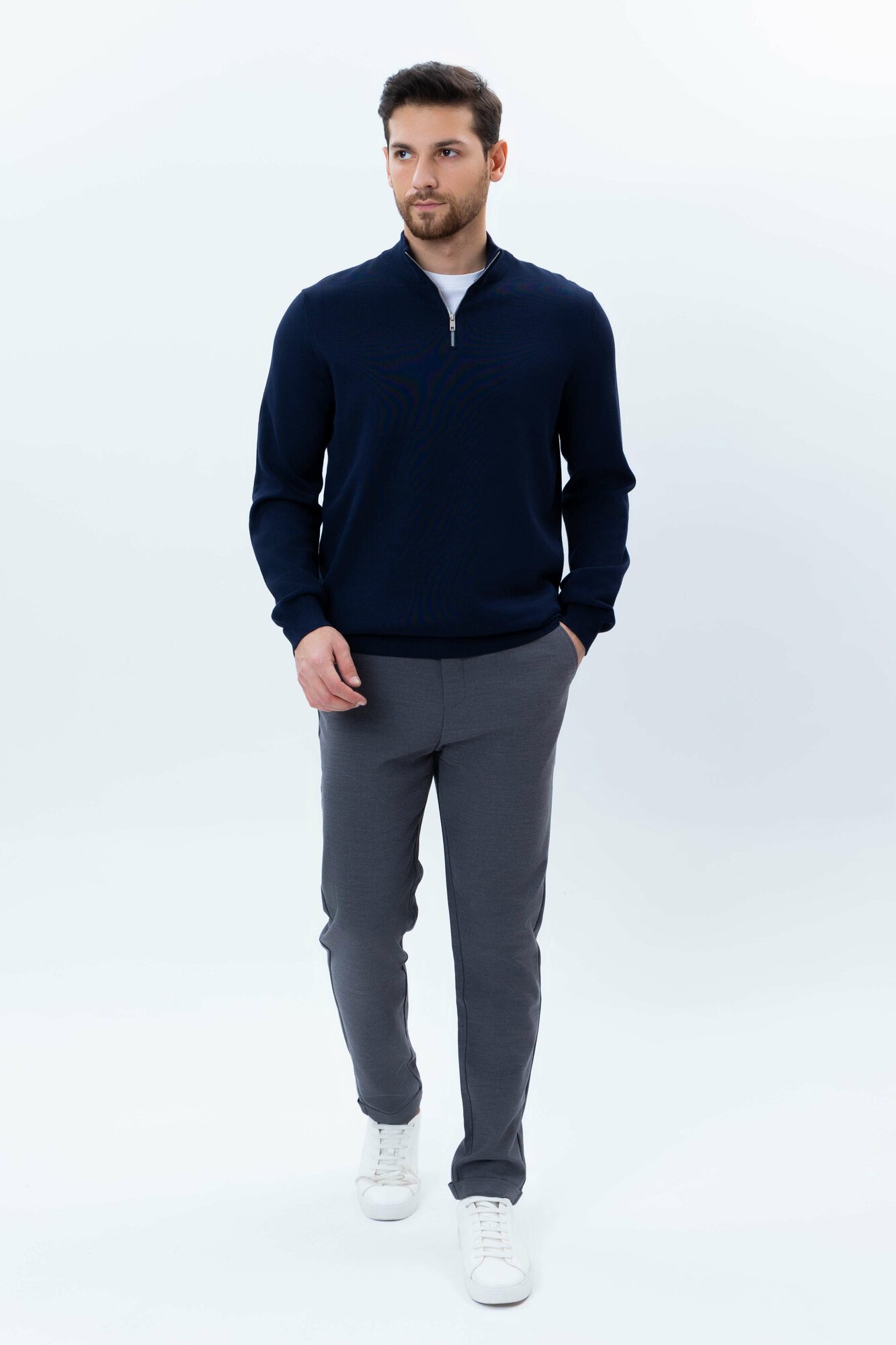 Брюки классические TERRA PRO, размер 33, grey — фото 1