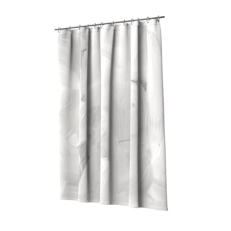 Штора для ванной Lemer Marmora 180x200 см полиэстер цвет серый