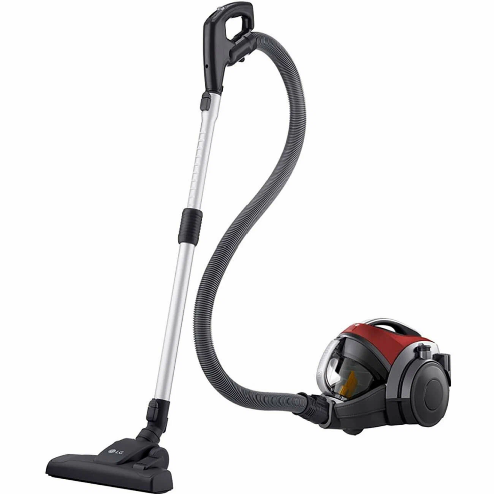 Пылесос LG VC83209UHA, мощность всасывания 420Вт, цвет красный