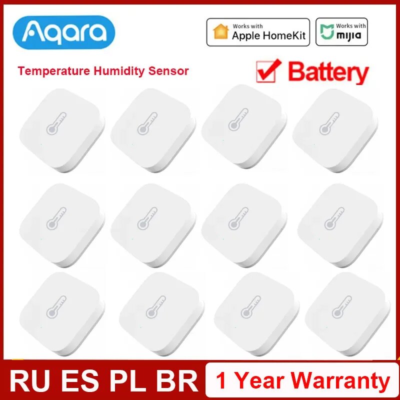 Сравнение энергопотребления Zigbee и Wi-Fi датчиков на инфографике с батарейками