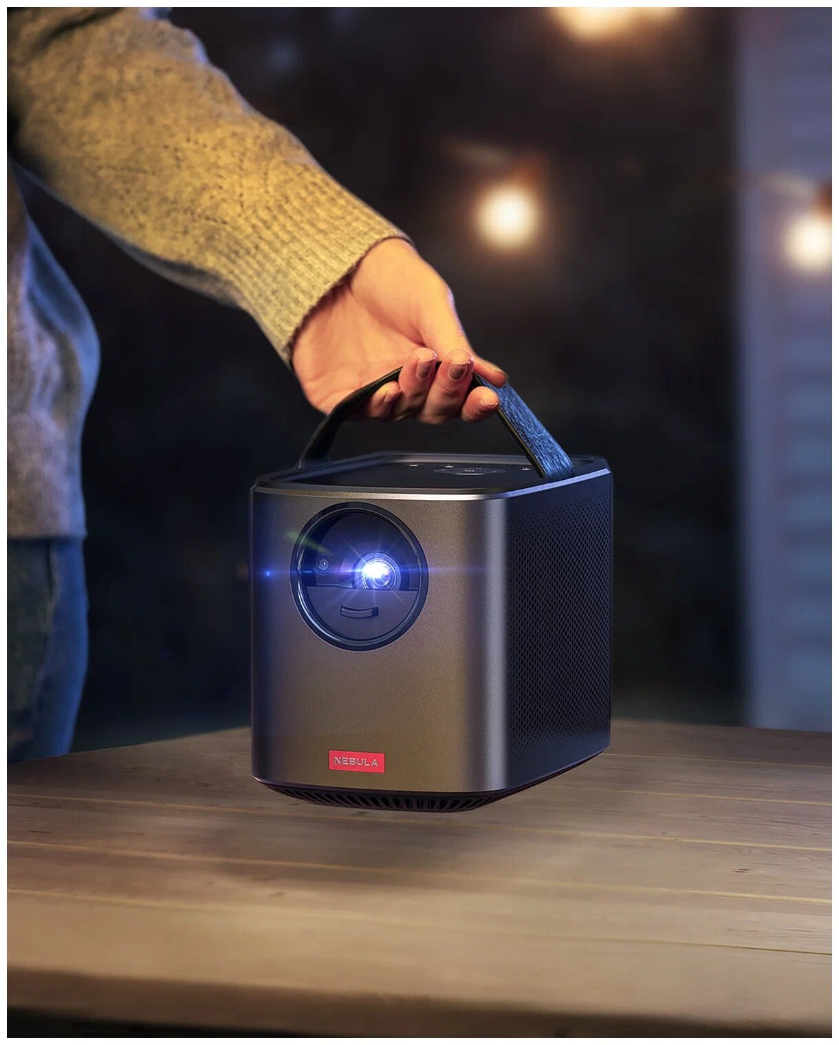 Проектор ANKER Nebula Mars II Pro, беспроводной, диагональ 150", 500 люмен