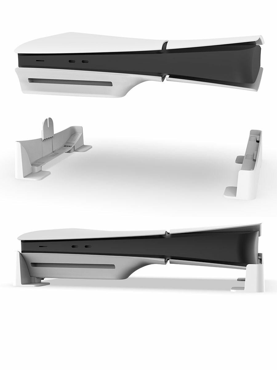 Горизонтальная подставка для PS5 Slim / PS5 Pro (PGTECH GP-525) White