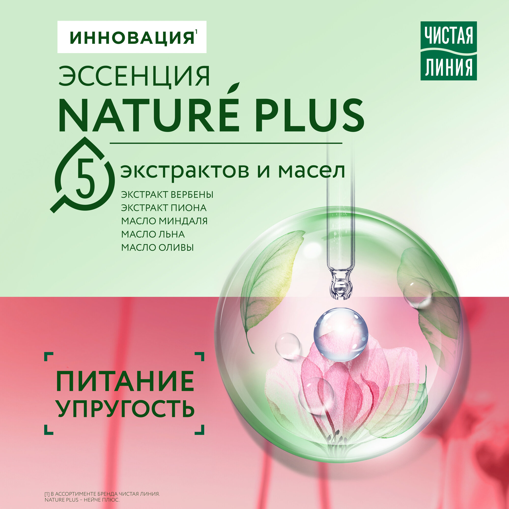 Молочко для снятия макияжа ЧИСТАЯ ЛИНИЯ для всех типов кожи,100 мл (2 шт) — фото 1
