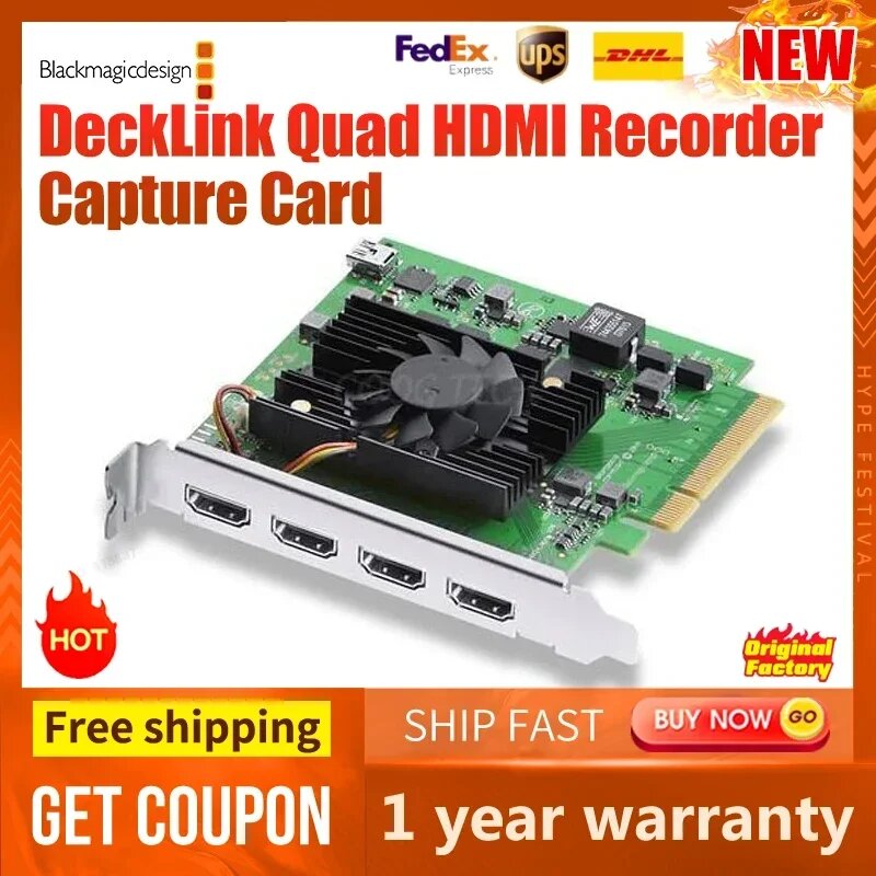 DeckLink Quad HDMI Recorder (箱無し) DeckLink – Tech Specs | Blackmagic Design