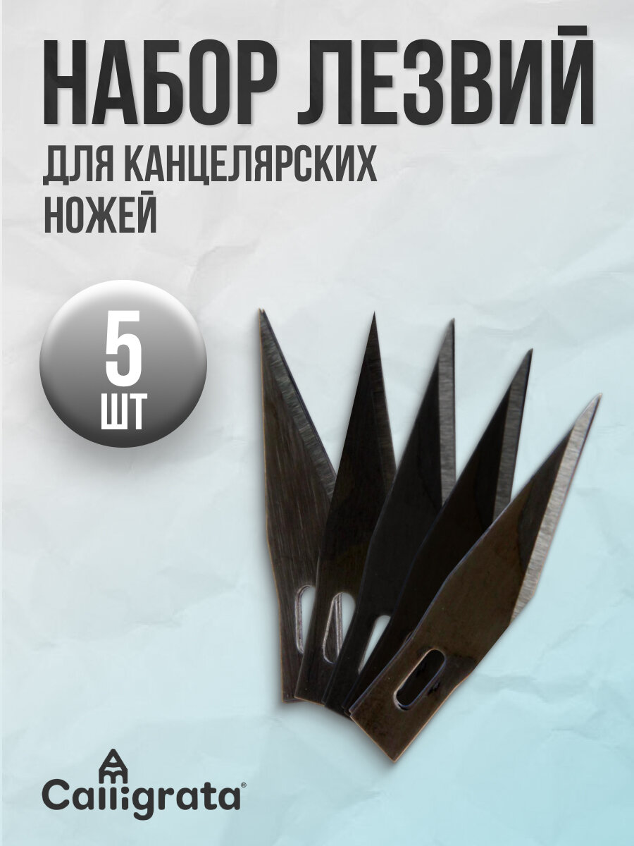 Набор лезвий 5 штук, в пластиковой коробке