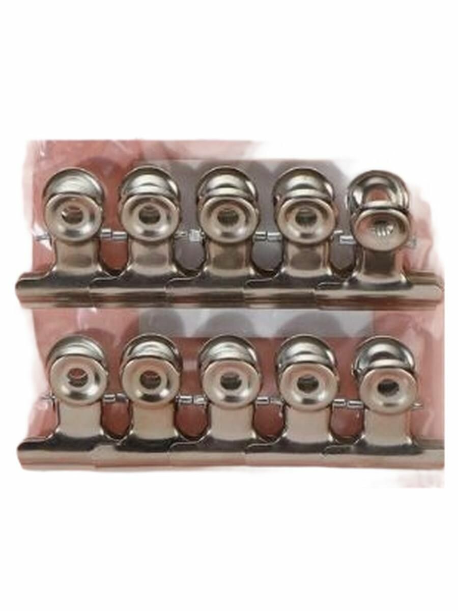 Зажимы для кроя 2.1 см 10 шт цвет серебряный