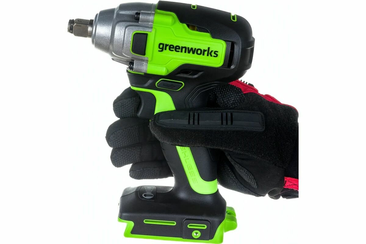 Ударный аккумуляторный гайковерт Greenworks GD24IW400 3802907