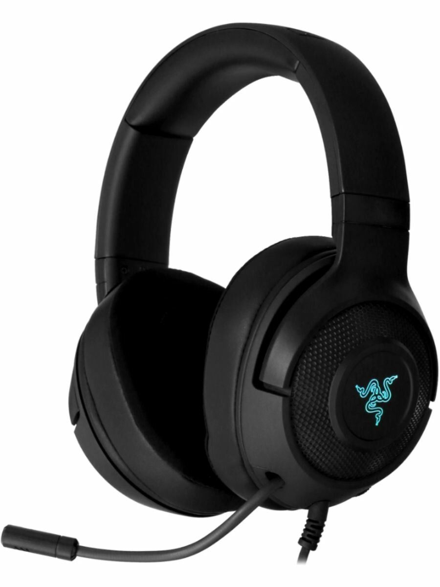 Компьютерная гарнитура Razer Kraken V3 X, проводная, пассивное шумоподавление, черная