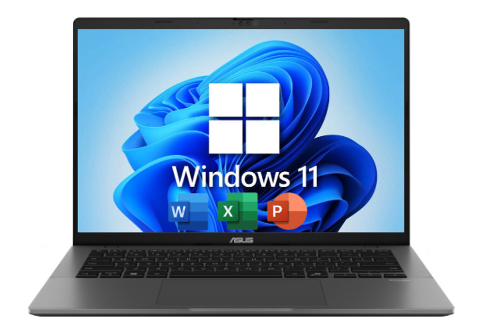 14" Ноутбук ASUS VivoBook S 14 IPS, Ryzen 7 260 (5.1Mhz ), RAM 16 ГБ PDDR5, SSD 512 ГБ, Radeon 740M, Windows 11 Pro + Office 2021 Pro Plus, Металлический корпус , Русская раскладка, Matte Gray