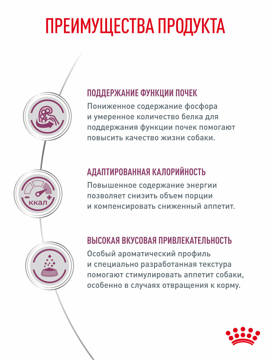 Сухой корм для собак Royal Canin Renal при заболеваниях почек, 2 кг — фото 1