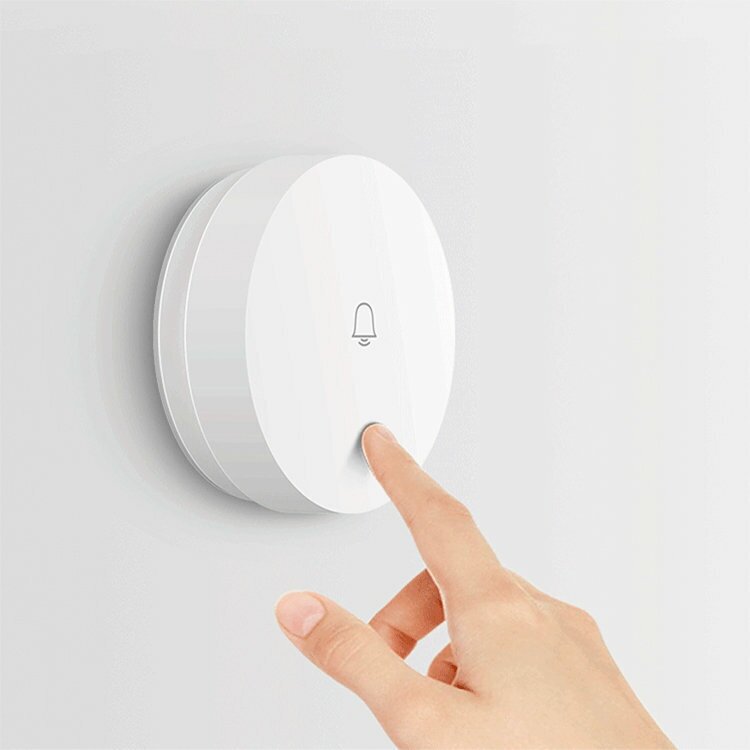 Дверные Звонки Xiaomi Беспроводной дверной звонок Linptech Self-powered Wireless Doorbell EU-версия