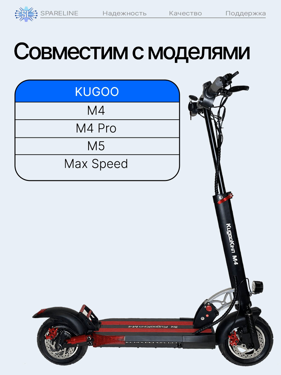 Ручка тормоза (левая и правая) для электросамоката Kugoo M2, M3, M4/M4 PRO, Max Speed, G-Booster и др — фото 1