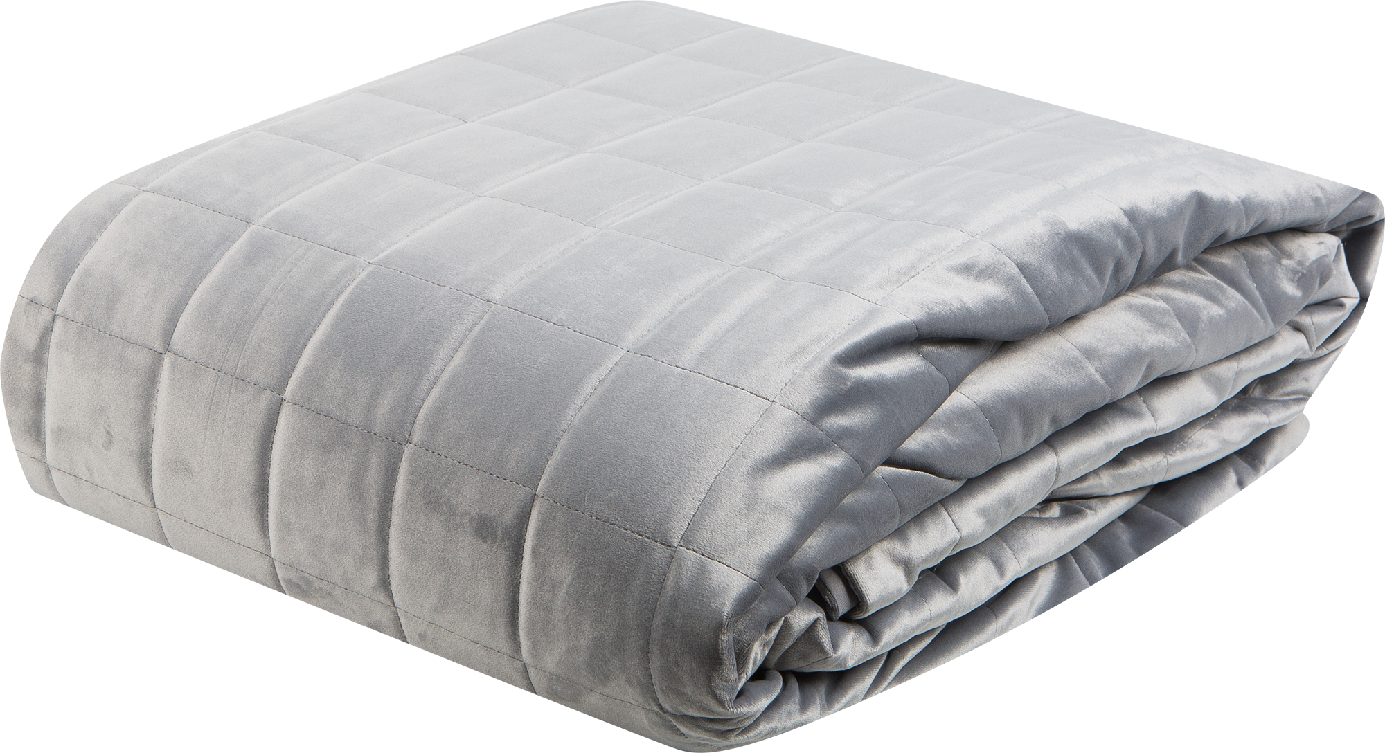 Покрывало Inspire Velvet Etna 220x240 см полиэстер цвет серый