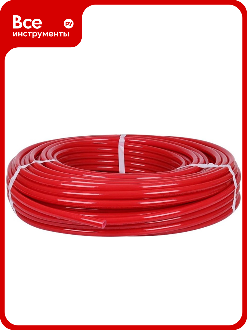 Труба из сшитого полиэтилена с кислородным слоем STOUT PEX-a 20х20 бухта 100 м красная SPX-0002-002020