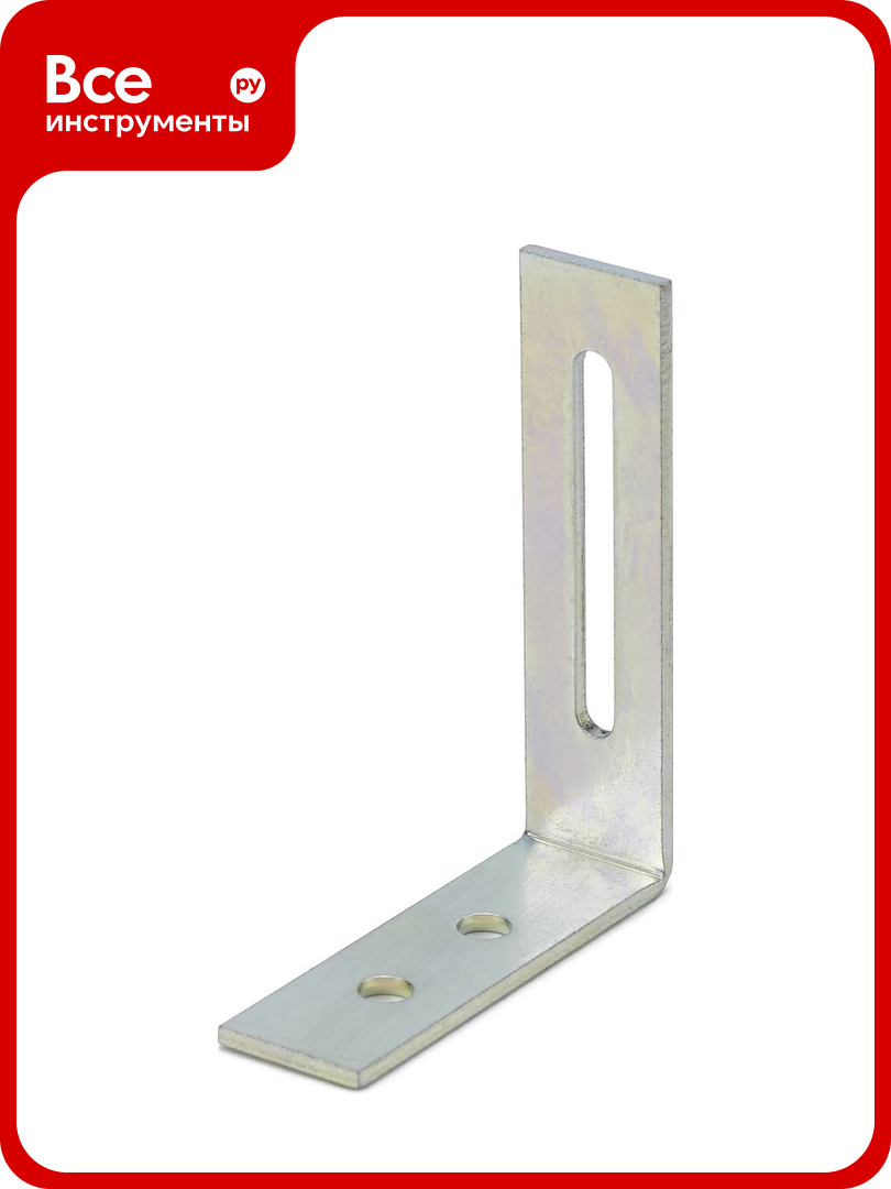 Регулируемый уголок ALBERTS 65x80x20 мм оцинкованный 332808