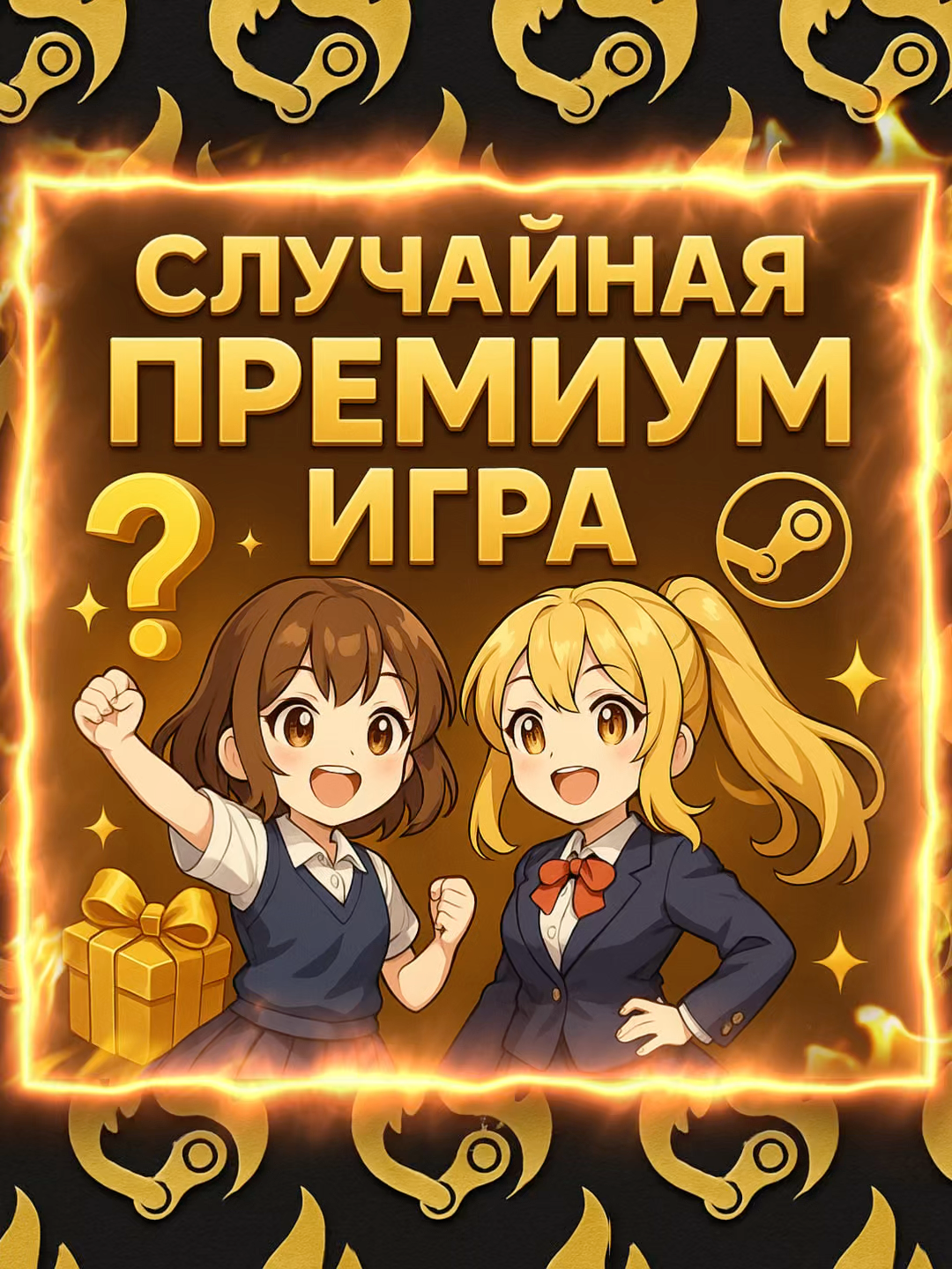 Случайная Премиум Игра в Steam + Подарок, Цифровой Ключ для PC, инструкция по активации в комплекте