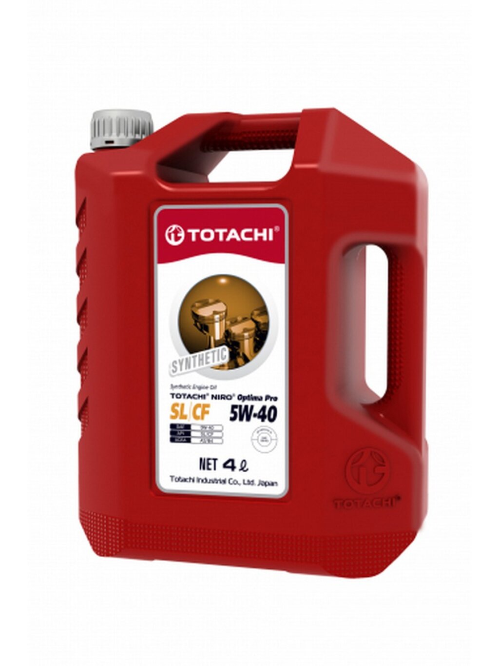 Моторное масло Totachi Optima PRO Synthetic 5W-40 синтетическое 4 л — фото 1