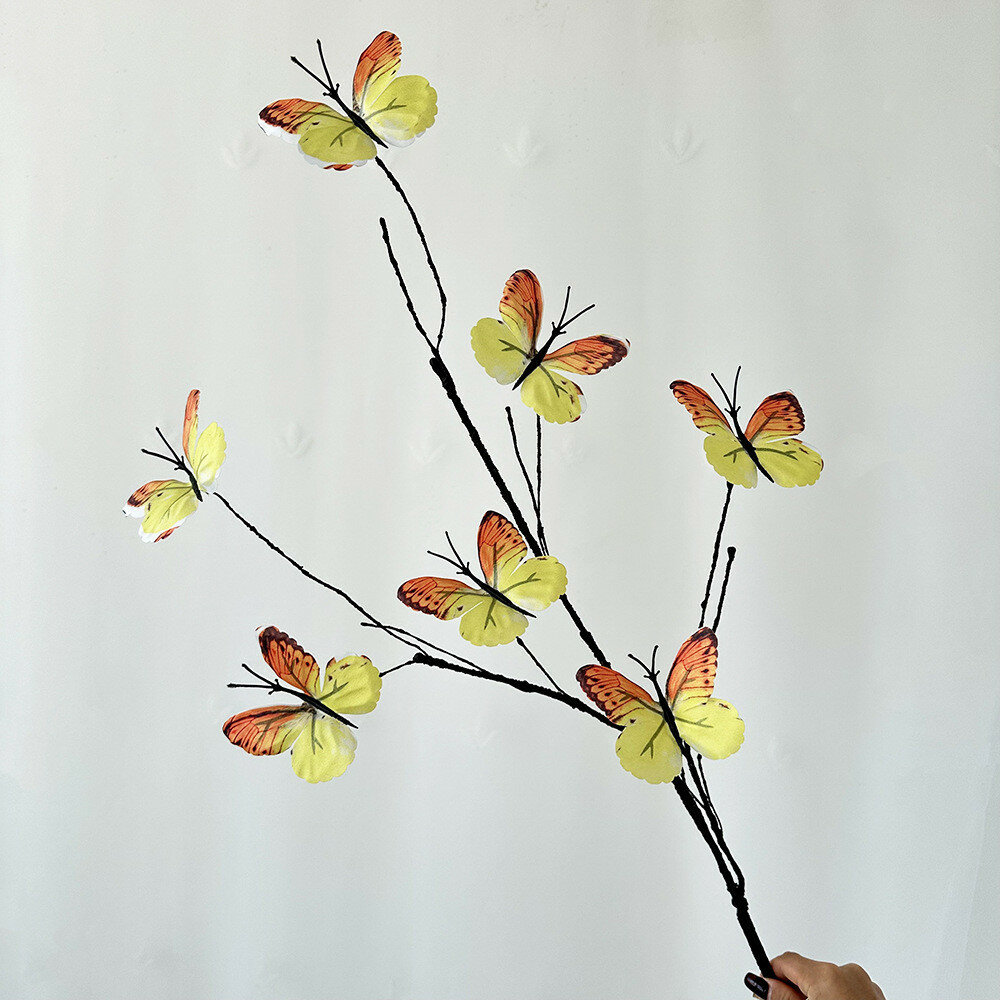 Bridal butterfly свадьебный декор сцена с шелком и пеной для фотосессии и домашнего использования