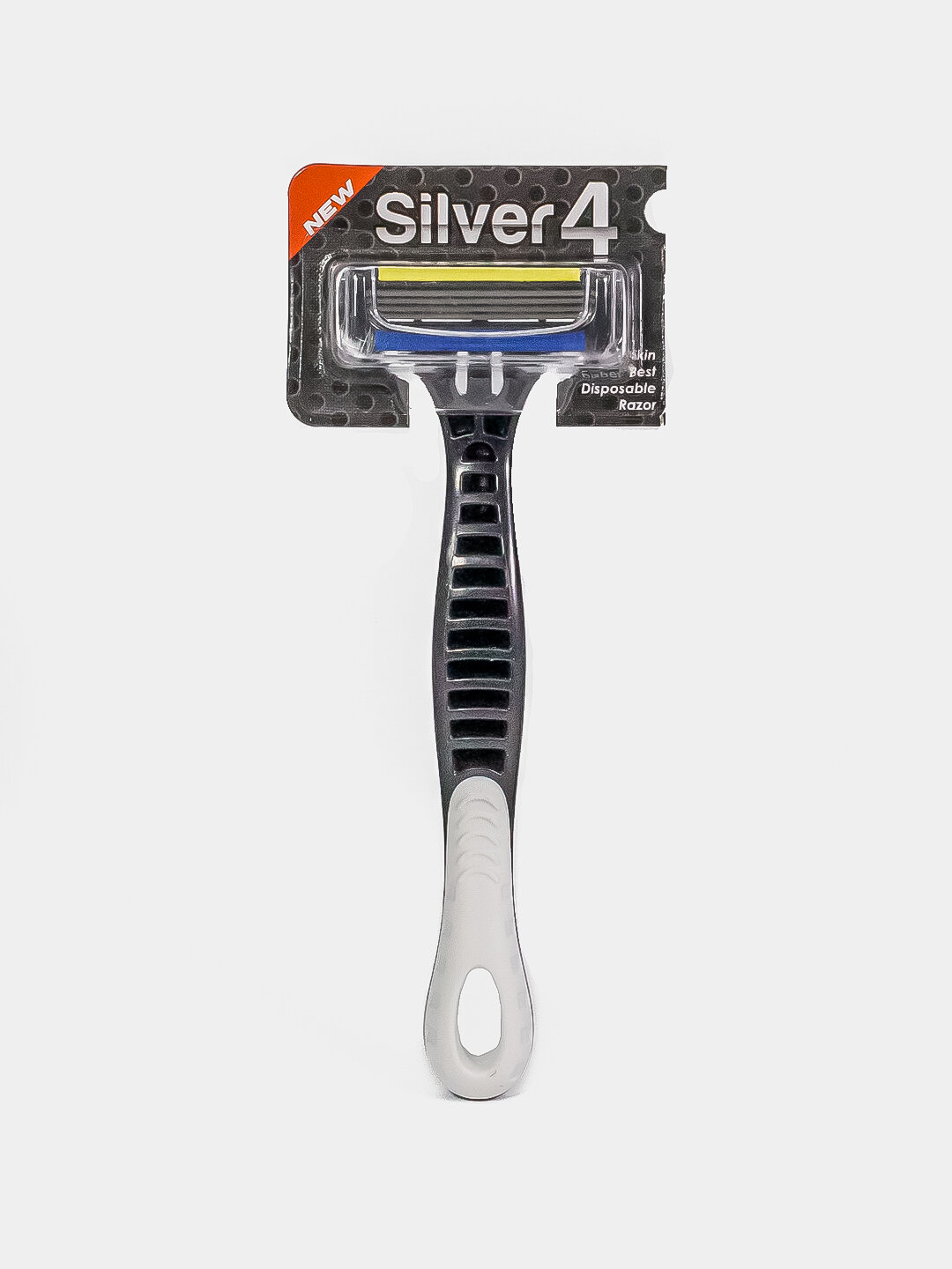 Бритва одноразовая Silver 4, 4 ультра острых лезвий, почувствуйте комфорт