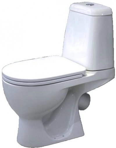 Унитаз-компакт Sanita Luxe Max с крышкой-сиденьем микролифт MAXSLCC01040513 (Санита Люкс)