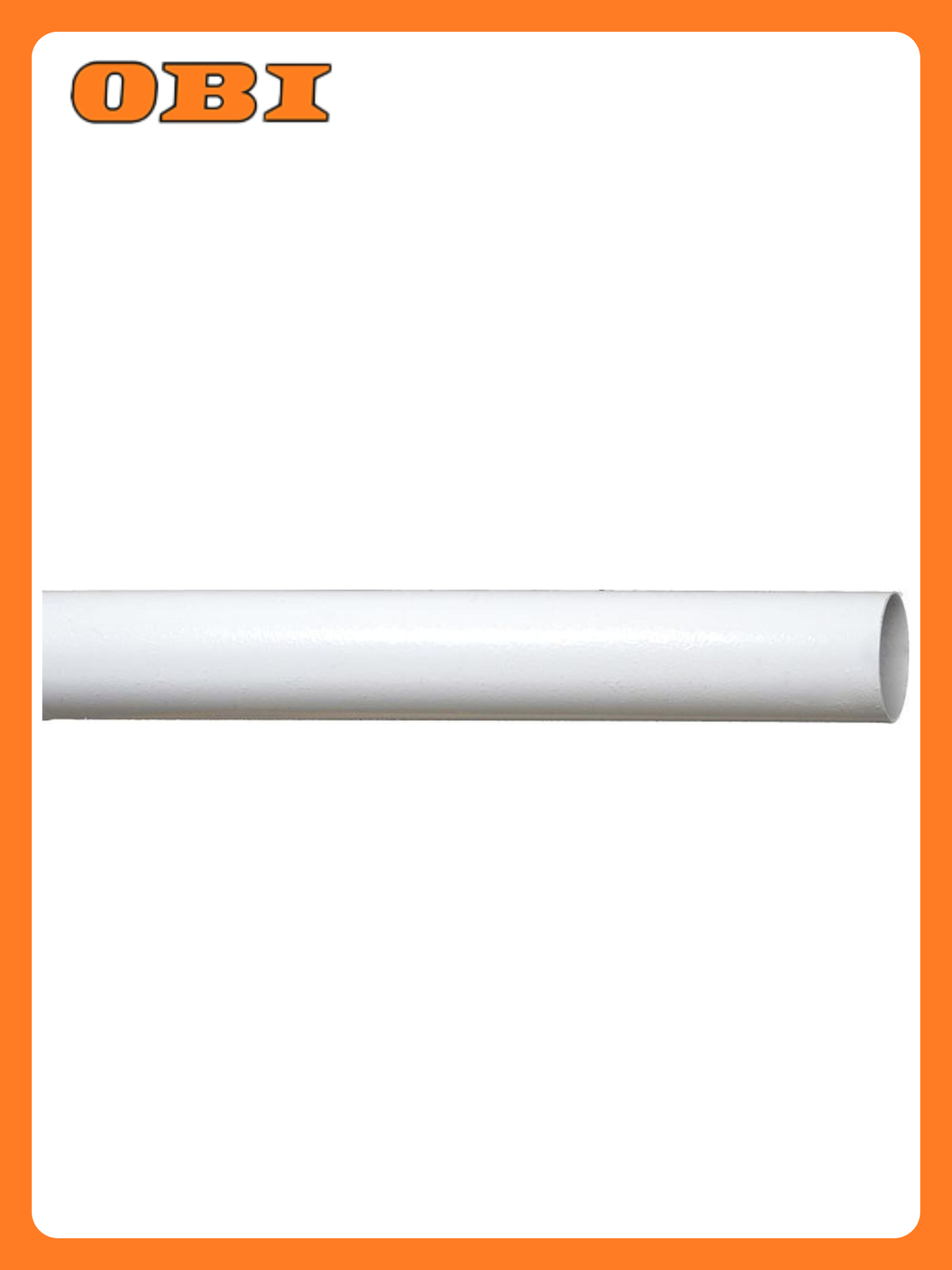 Штанга для карниза HOME ACCESSORY стальной сплав белый 240 см 1 шт