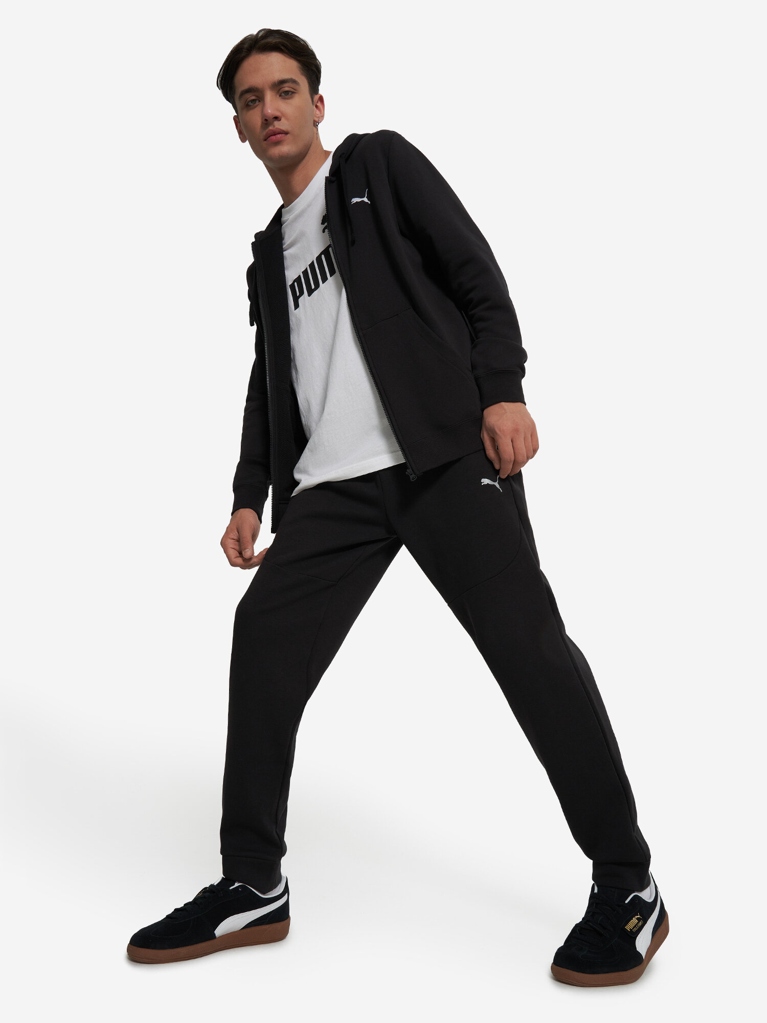 Толстовка PUMA, размер L, , черный — фото 1