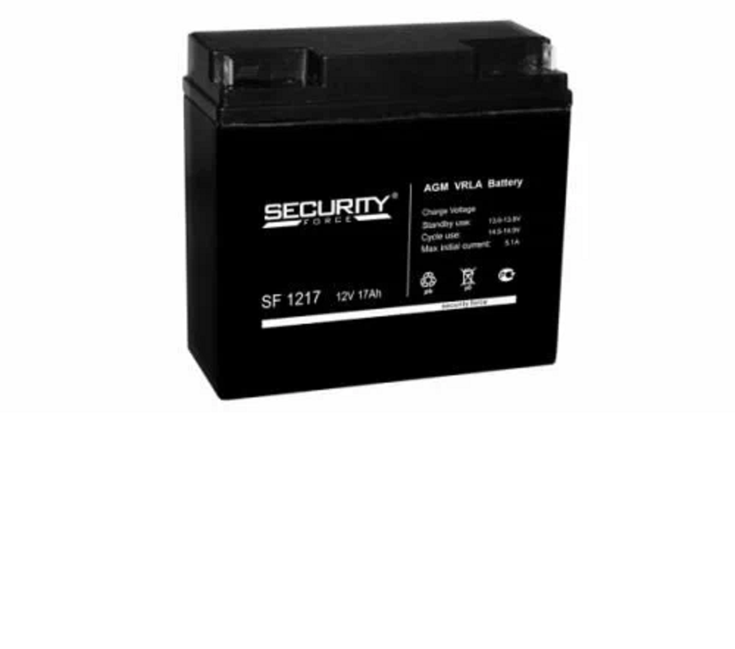 Аккумулятор Security Force 12 В, 17 Ач SF 1217 герметичный свинцово-кислотный