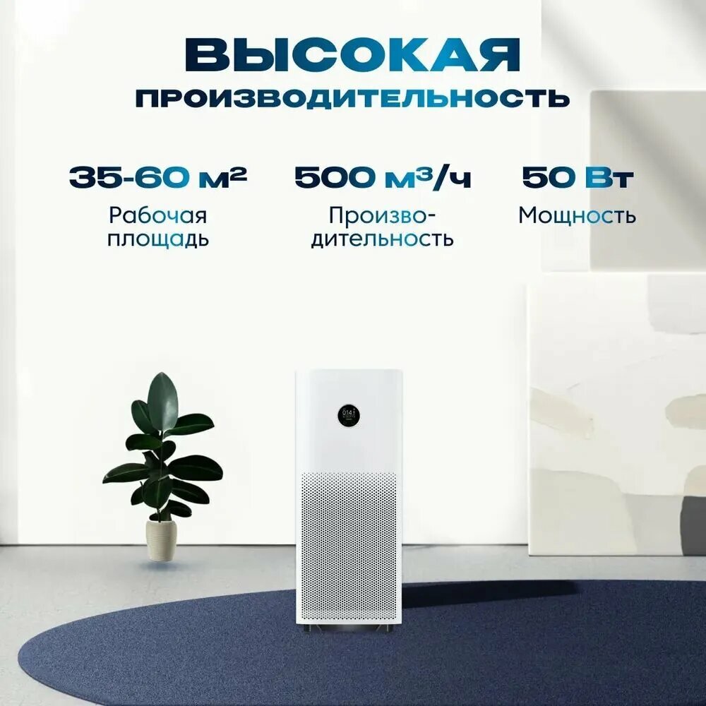 Аллергены Mijia Очиститель воздуха Mijia Smart Air Purifier 4 Pro AC-M15-SC(Mihome APP)
