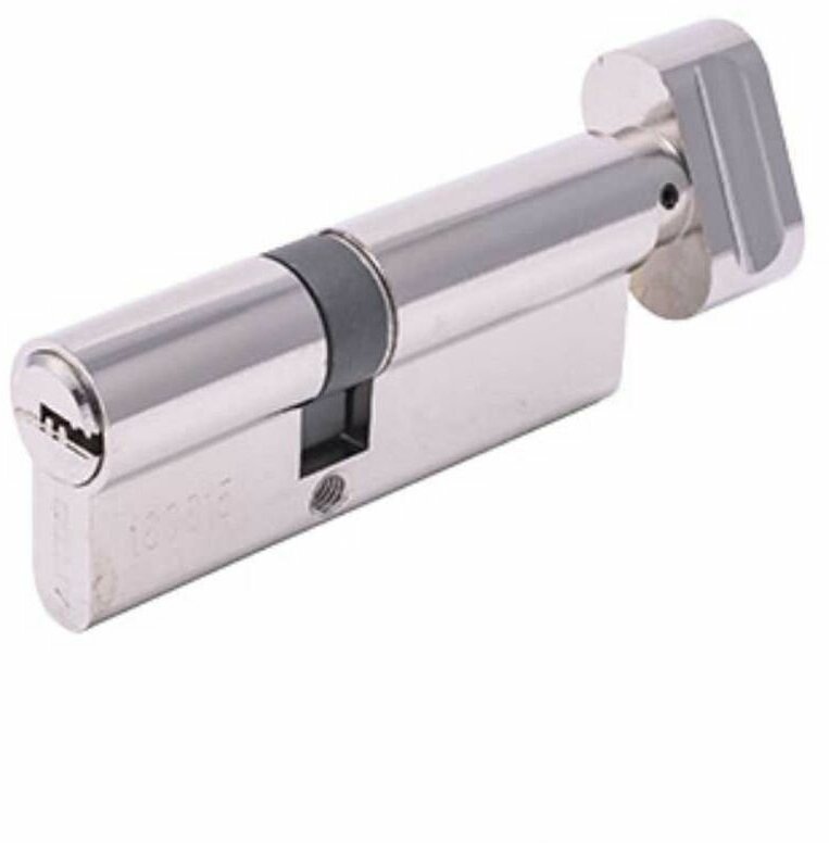 Личинка замка двери Apecs SM-80(35/45C)-C-NI 28621 80 мм с заверт никель
