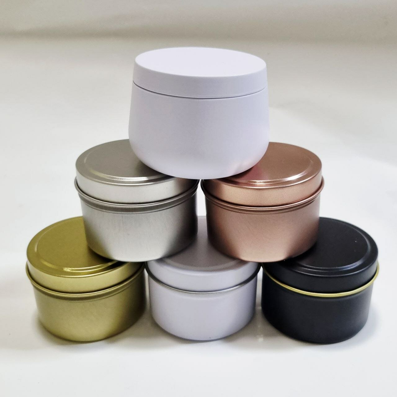 Банки для свечеварения с крышками от пыли, легкость в применении, отличная герметичность, эстетичный вид. — фото 1