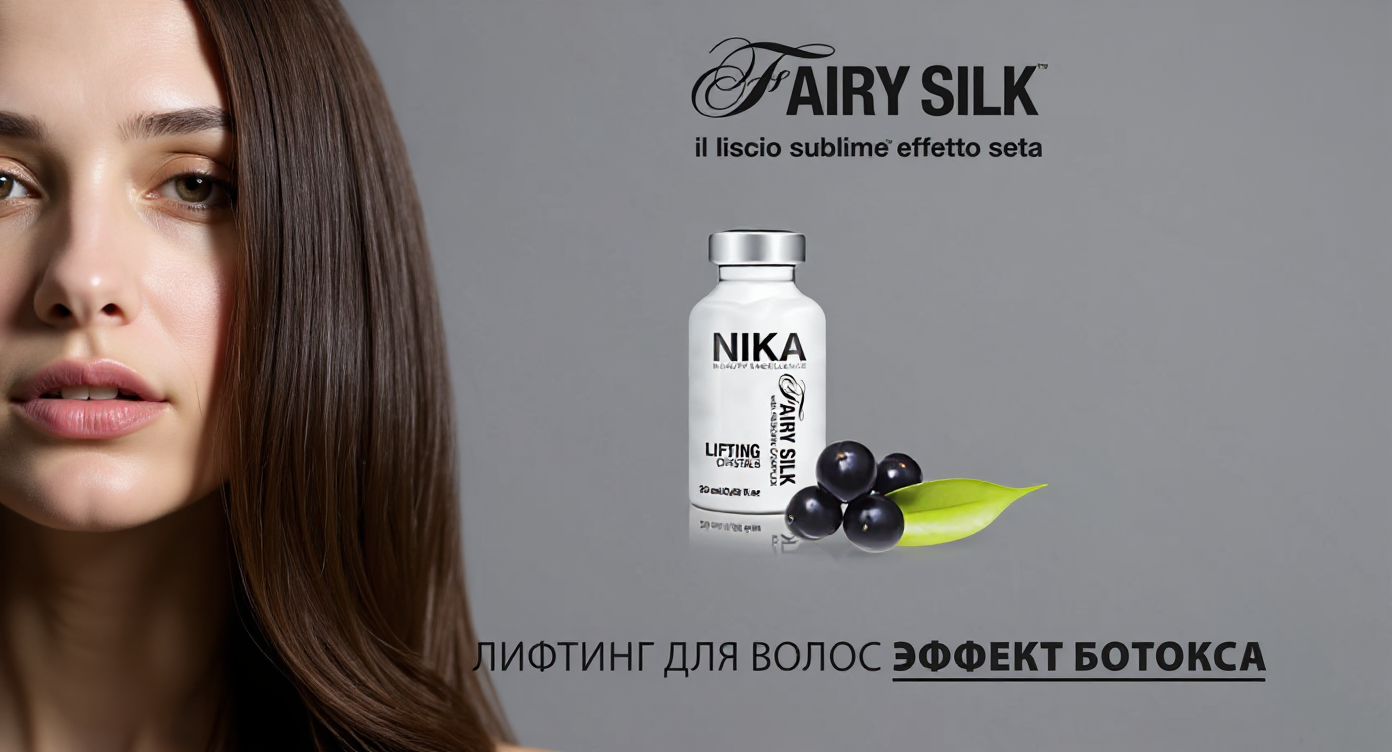 Сыворотка для волос с эффектом ботокса 20 мл Nika Beauty Lifting Crystals Box with Reborn Complex -