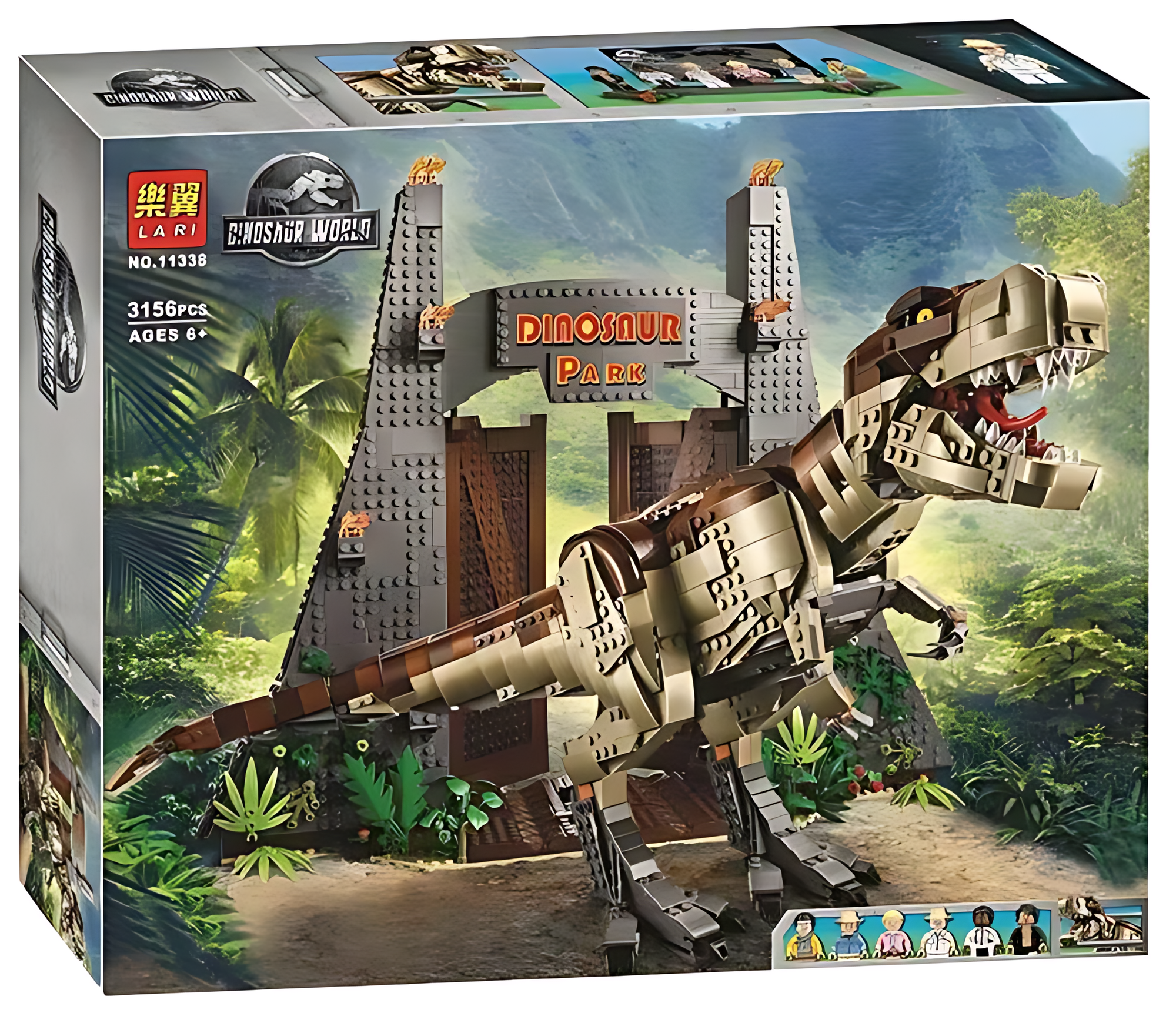 Конструктор "Мир Юрского периода", Dinosaur World, 11338 деталей