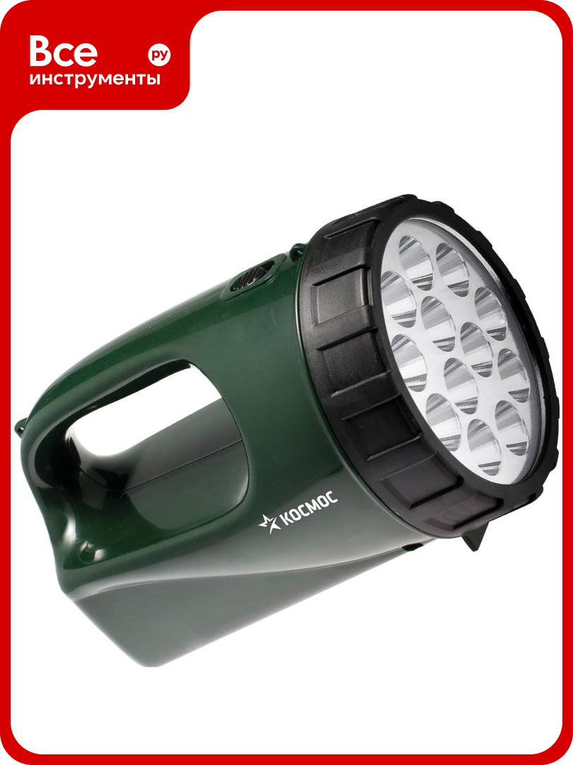 Фонарь-прожектор космос Accu 9199LED 12LED, 4V3AH KOCAccu9199LED