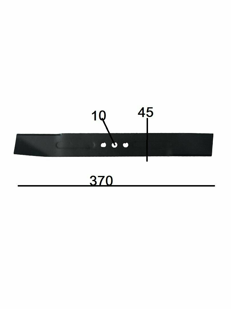 Нож 37см газонокосилки ЗУБР 38-1600