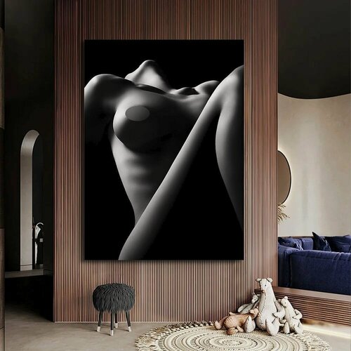 Изображение товара Картина 18+, картина голая девушка, 30х40 см.