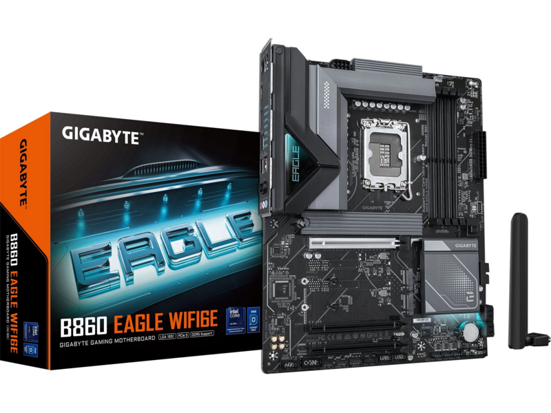 Материнская плата B860 EAGLE WIFI6E, RTL