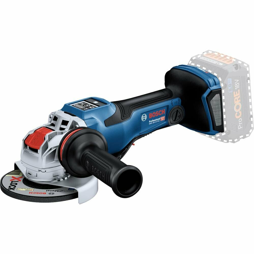 Аккумуляторная угловая шлифовальная машина Bosch Professional GWX 18V-15 PSC 06019H6G00