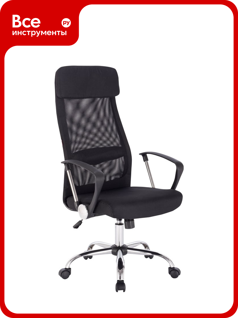 Кресло Easy Chair BNSpEСhair-589 TC сетка/ткань черный, хром 1114738