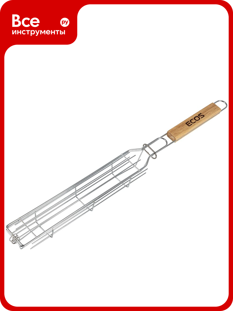 Решетка для барбекю Ecos 9710D хромированная 49x4х3.5 см 999710