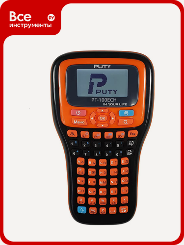 Изображение товара Принтер для печати наклеек Puty PT-100ECH ручной рус/англ печатает только на лентах Vell CH (аналог