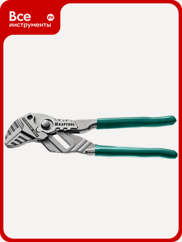 Изображение товара Переставные клещи-гаечный ключ KRAFTOOL Vise-Wrench 180 мм 22063, для выполнения слесарно монтажных ремонтных работ
