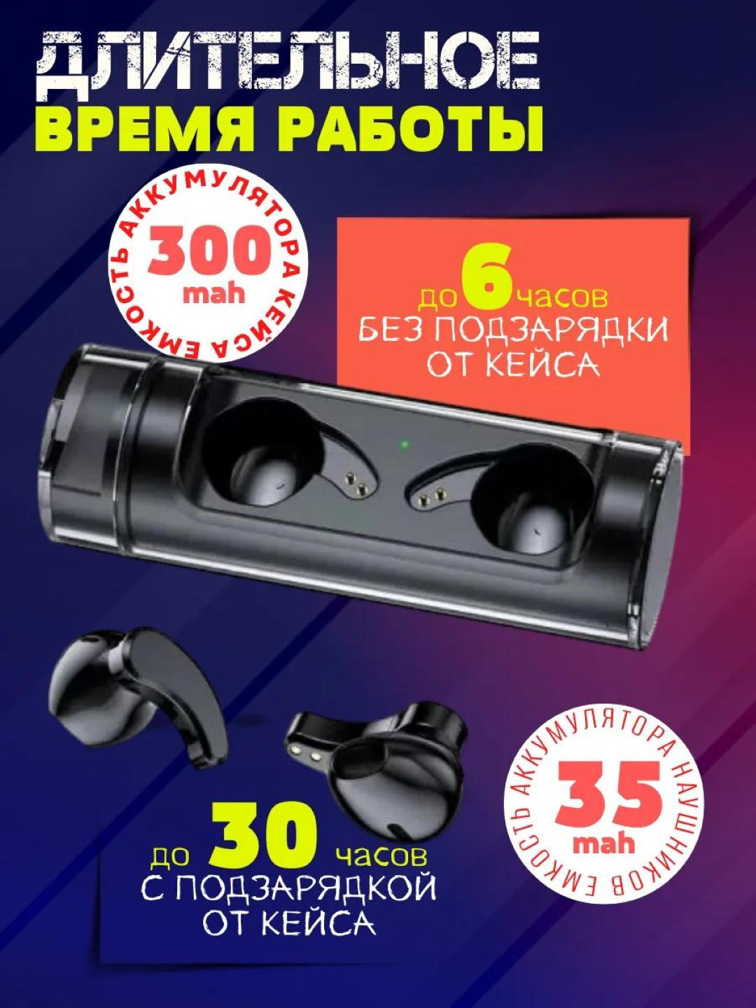 Наушники Bluetooth Blue Spectrum V-33