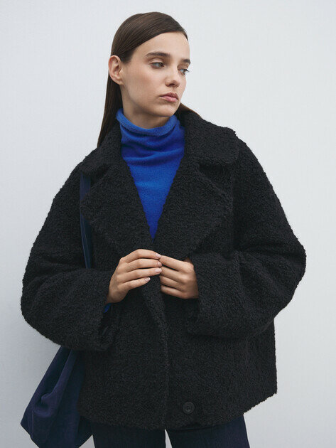 Пальто Maison David, размер M, черный