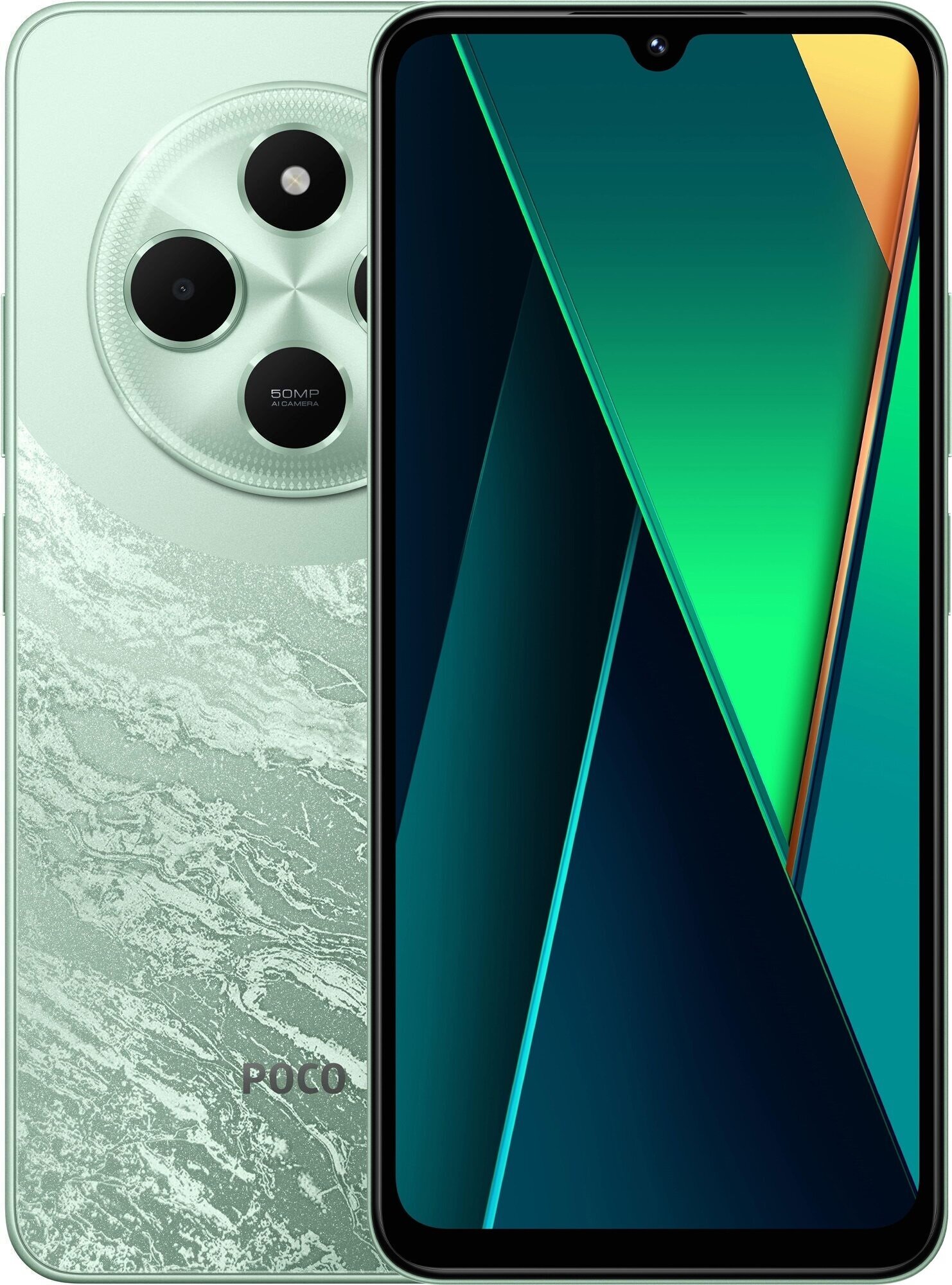Смартфон Xiaomi POCO C75 8/256 ГБ Global, Dual nano SIM, зеленый